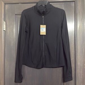 NIKE NWT WOMENS BLACK MEDIUM FULL ZIP KNIT JACKET‎
